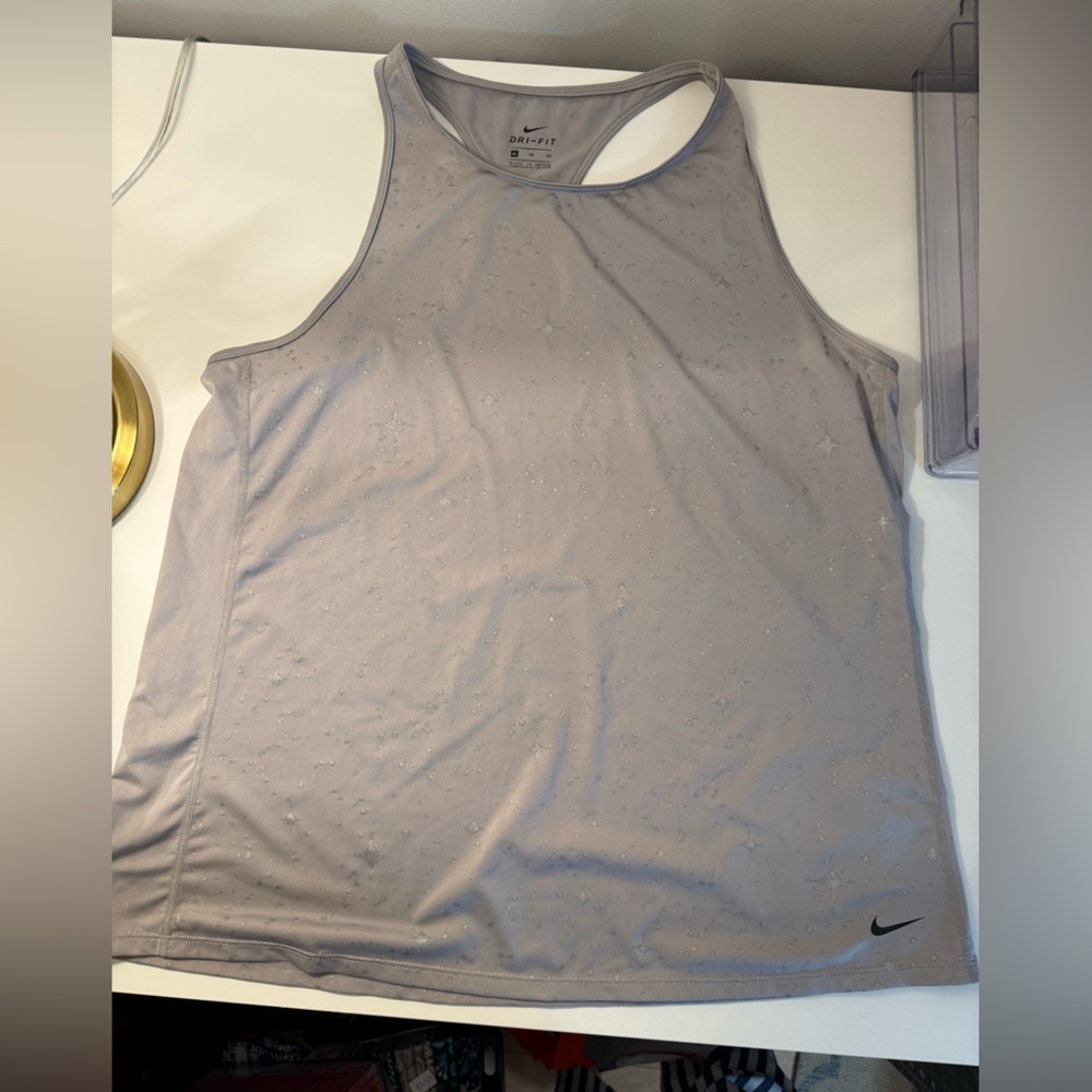 Nike Dri-FIT Light Gray Tank Top